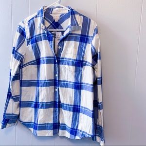 JCrew Plaid button up